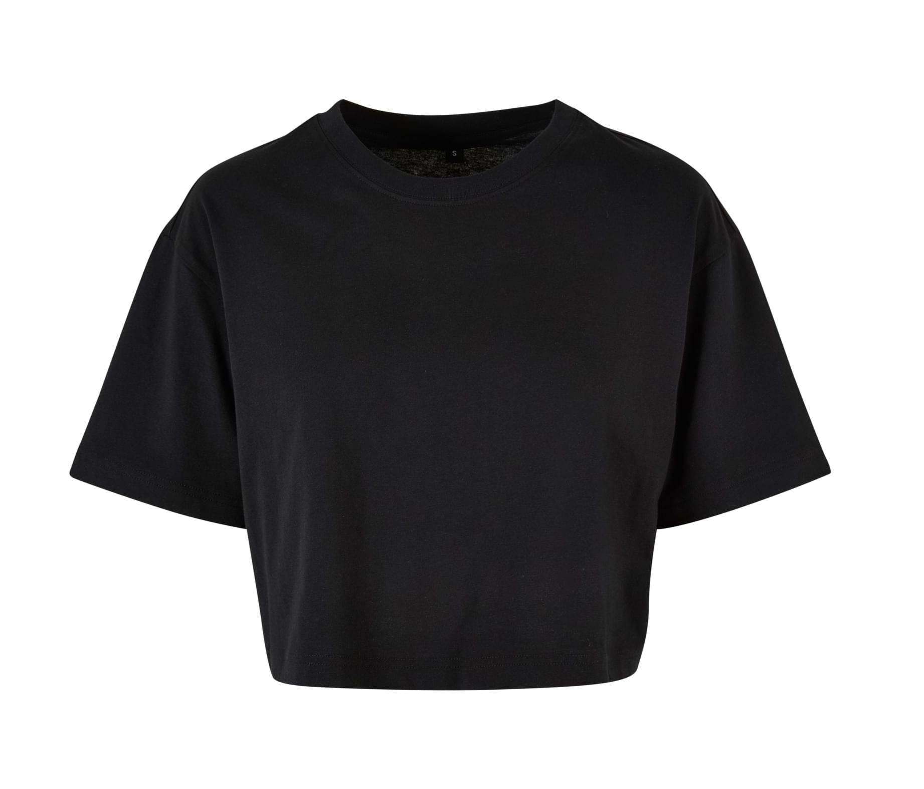 LADIES SHORT OVERSIZED TEE